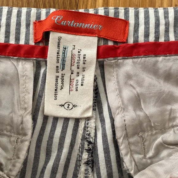 Anthropologie pants, Cartonnier label, 2, ankle length, embroidered detail - Picture 4 of 5